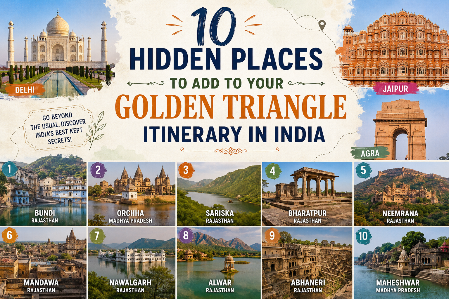 10 Hidden Places to Add to Your Golden Triangle Itinerary in India